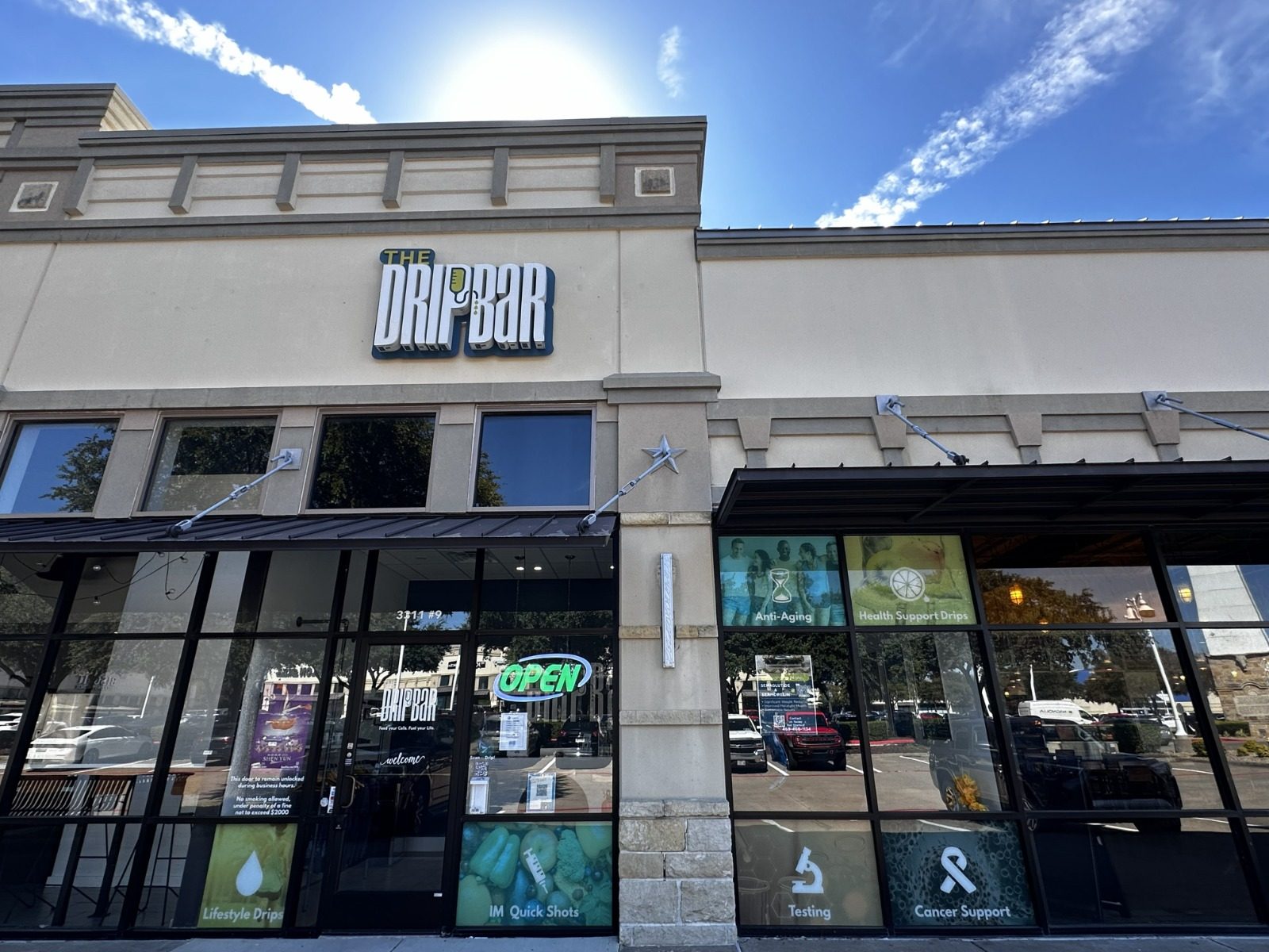 The DRIPBaR Frisco storefront